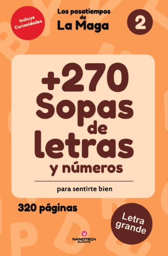 +270 Sopas de letras y números para sentirte bien - 2